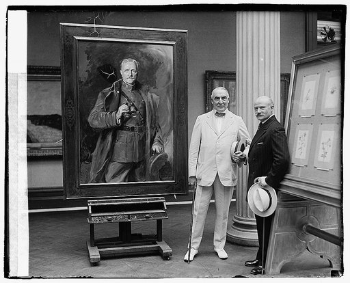 Harding, Philip A. de Laszlo & Pershing portrait, 7/13/21