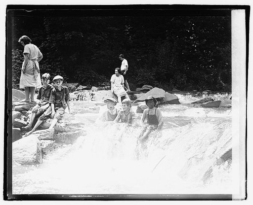 Bathing, Rock Creek