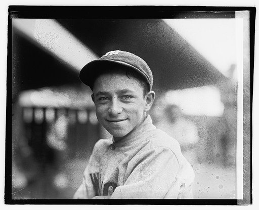 Eddie Bennett, mascot, N.Y., 1921
