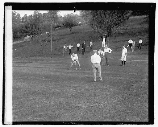 Pres. on 18th hole