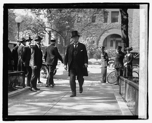 Chief Justice Taft at Knox funeral, 10/14/21