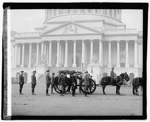 Burial of an unknown soldier