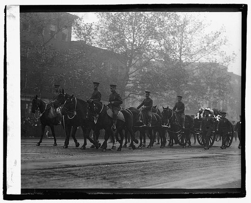 Burial of an unknown soldier