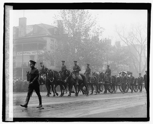 Burial of an unknown soldier