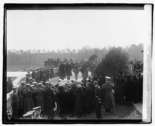 Burial of an unknown soldier