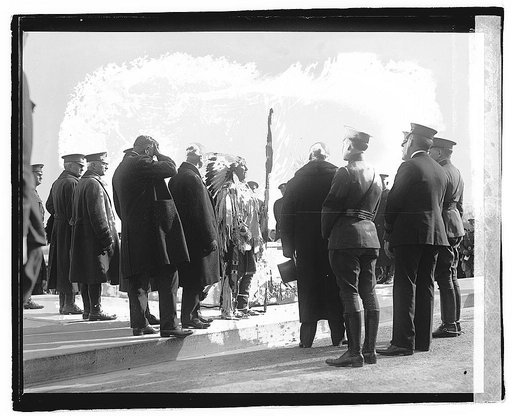 Burial of an unknown soldier