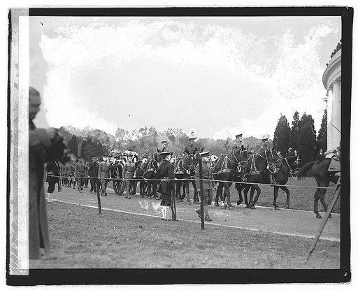 Burial of an unknown soldier