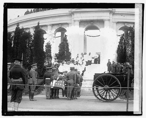 Burial of an unknown soldier