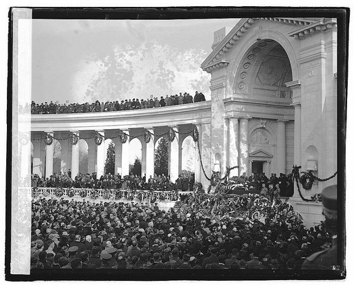 Burial of an unknown soldier