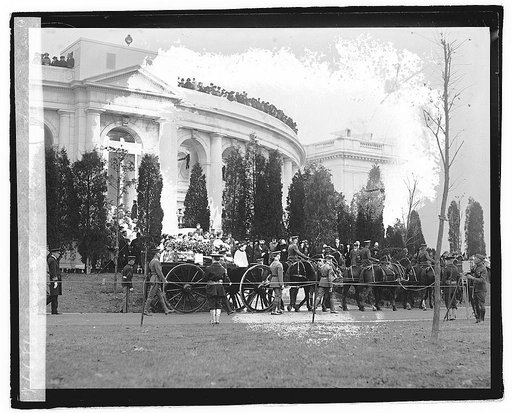 Burial of an unknown soldier