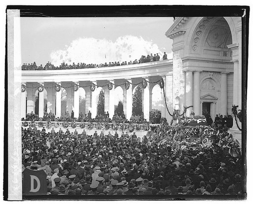 Burial of an unknown soldier