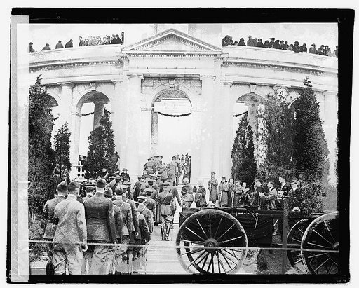 Burial of an unknown soldier