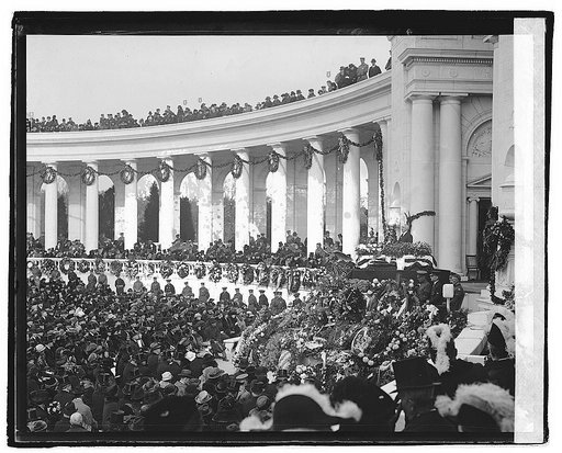 Burial of an unknown soldier