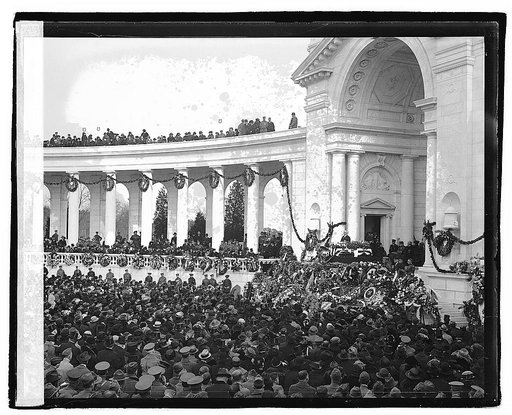 Burial of an unknown soldier