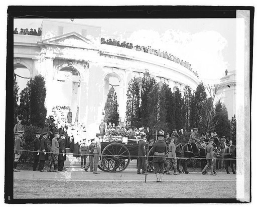Burial of an unknown soldier
