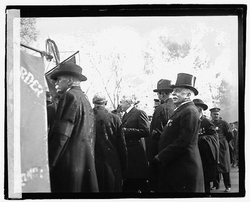 Harding, Burial of an unknown soldier