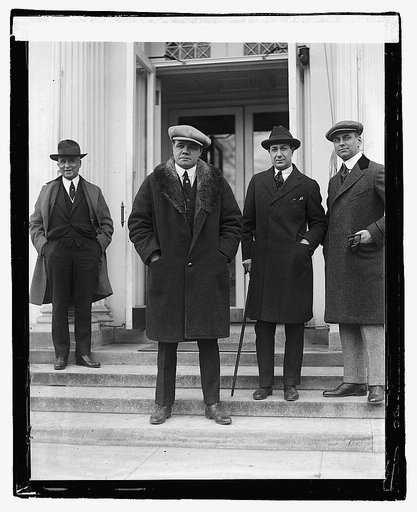 Babe Ruth at White House, 12/7/21