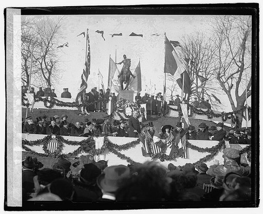 Jusserand, Joanne de Arc statue, 1/6/22