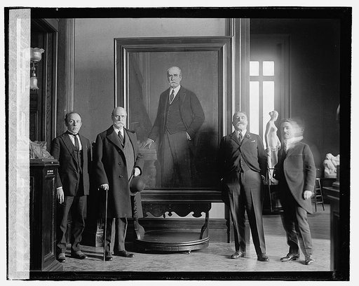 Unveiling of Hughes painting, 1/24/22