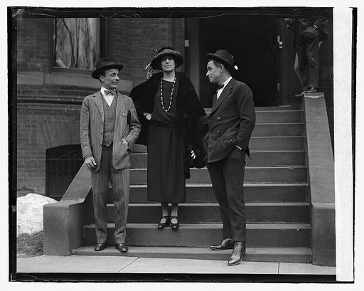 Theo. Roosevelt Jr., Alice Longworth, Will Rogers, 2/13/22