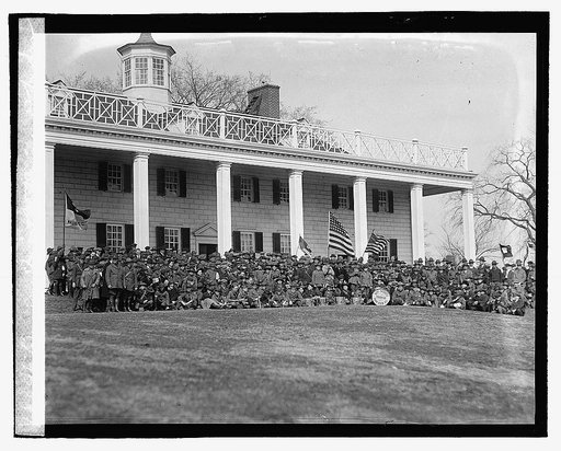 Boy scouts at Mt. Vernon, 2/22/22