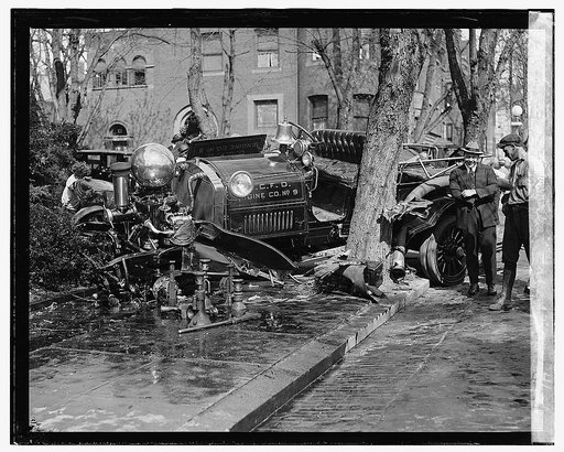 Fire engine wreck