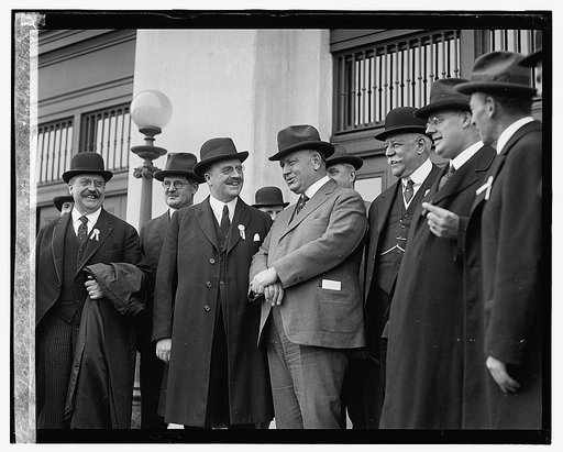 Secty. Denby & Mayor Hylan, 4/25/22