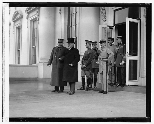 Joffie & Jusserand leaving White H., 4/18/22