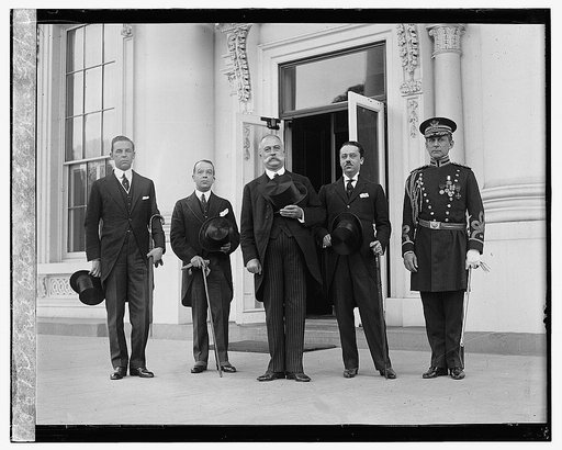Gen'l. Ospina at White House, 5/3/22