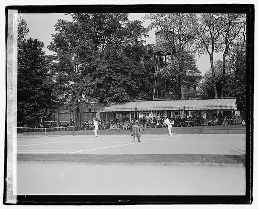 Tennis matches, Chevy Chase