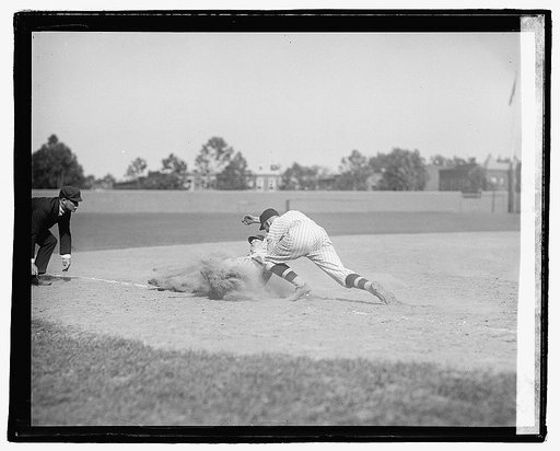 Meusel out at 3rd