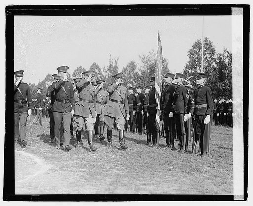 Pershing at battalion, 5/25/22