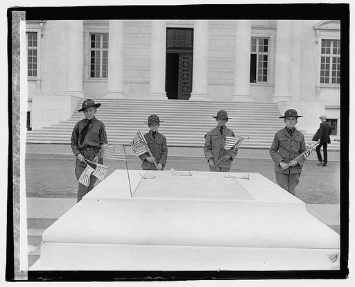Boy Scouts at Arlington, 5/27/22
