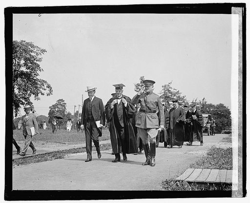 Coolidge, Bishop McDowell, Pershing, 6/7/22