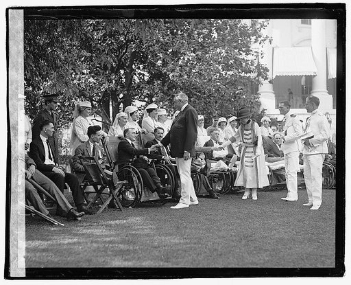 Reception to disabled vets