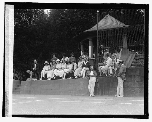 Diplomatic tennis tournament, Mrs. Henderson, 7/22/22