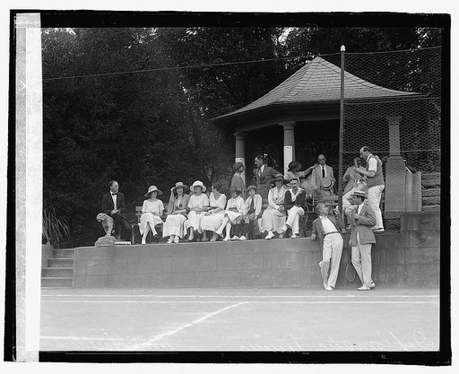 Diplomatic tennis tournament, Mrs. Henderson, [7/22/22
