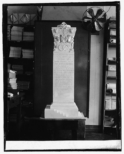 Tombstone for soldier], 7/27/22