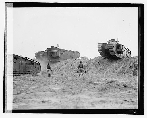 Tank demonstration, Camp Meade