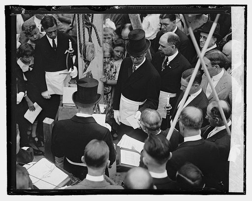 Corner stone laying, East Gale Lodge, 9/1/22