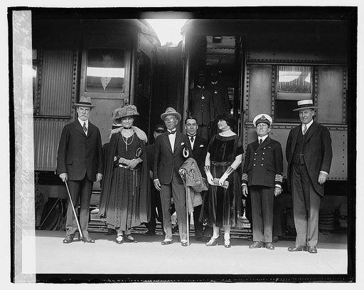 Secty. Mrs. Hughes leaving for Brazil, 8/25/22