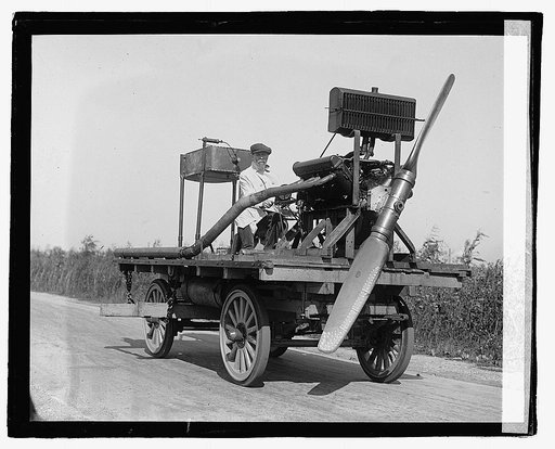 Wheeled vehicle with mounted propeller], 10/11/22