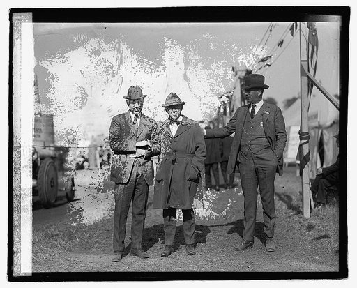 Three unidentified men