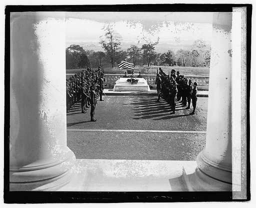 Military formation at tomb], 10/27/22