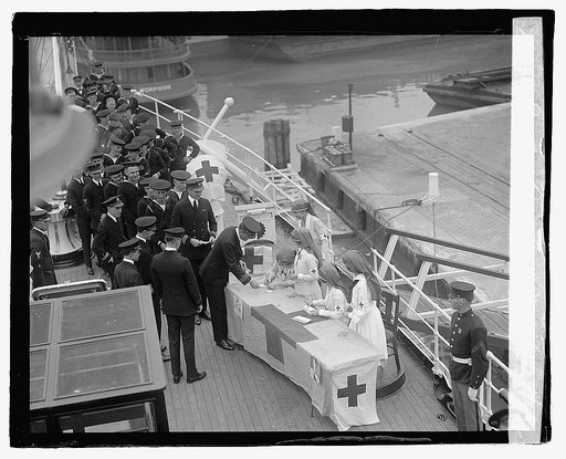 Red Cross roll call on May Flower, 11/4/22