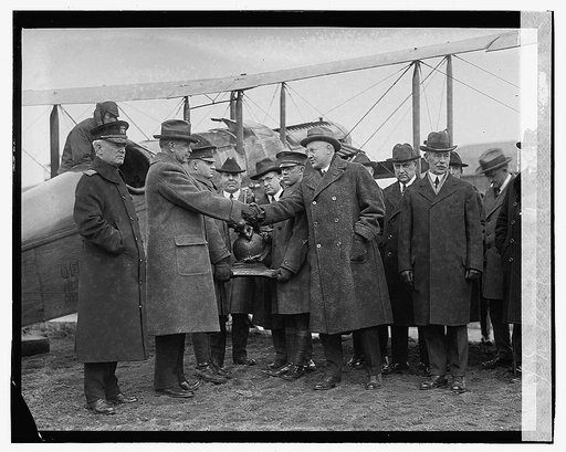 Work at Bally [i.e., Bolling] Field, 2/5/23