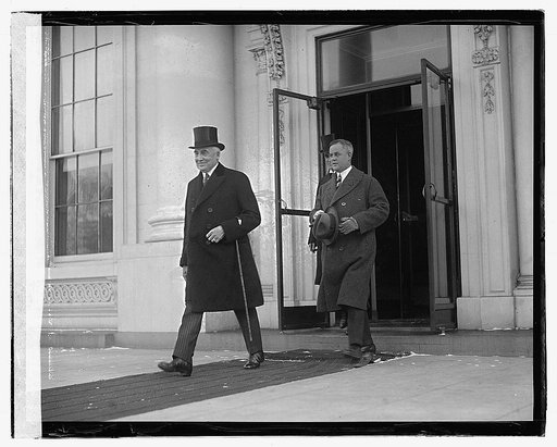 Harding leaving White House, 2/7/23