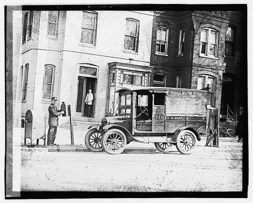 U.S. Mail, Ford truck