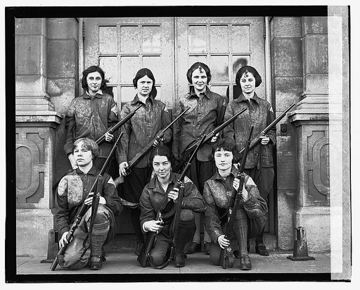 Girls rifle team of Geo. Wash., 2/14/23