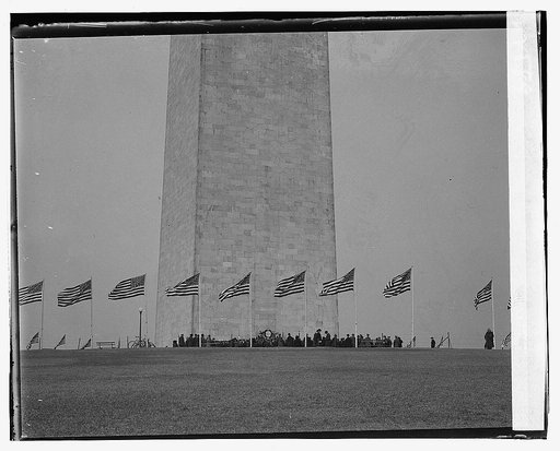 Washington monument, lower portion